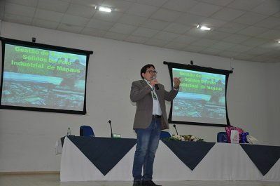 Representando a SUFRAMA, o administrador Paulo André de Souza Leite destacou o Plano Diretor de Resíduos Sólidos do Polo Industrial de Manaus